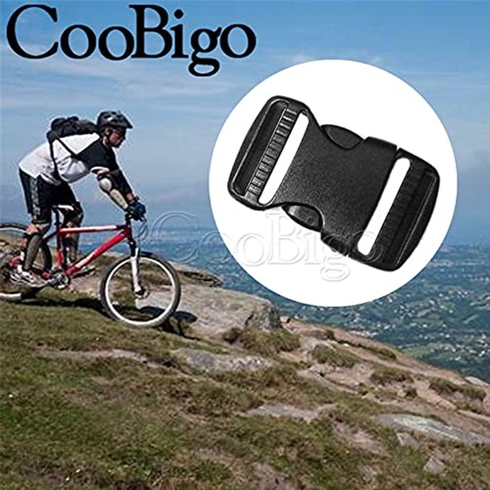 CooBigo Plastic Buckles for Strap, Quick Side Release Buckles Backpack Clips ...