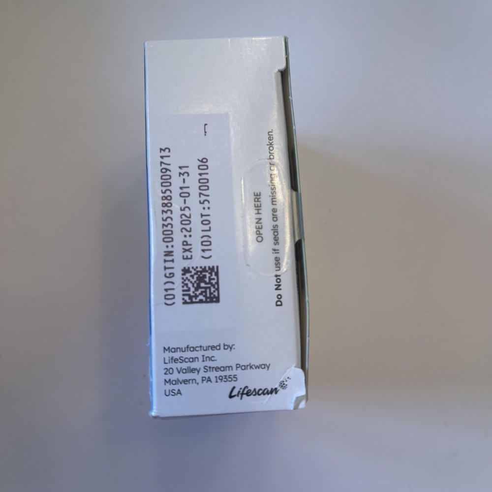 New Sealed AUTH. ONE TOUCH Ultra 100 Test Strips Exp 01/25