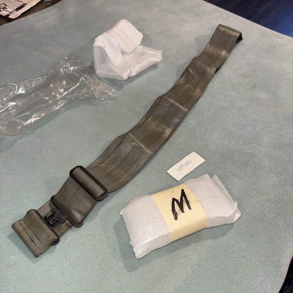 Vintage military rubber belt