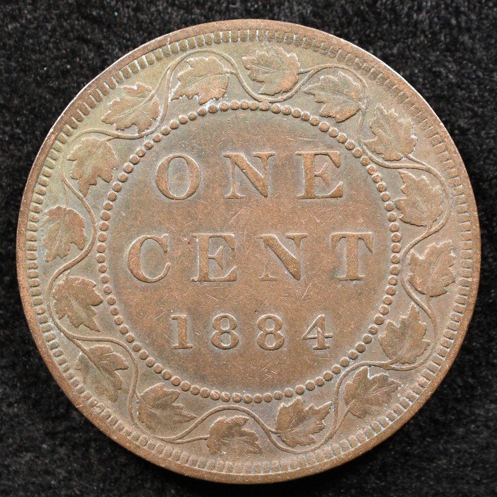 Canada 1 Cent 1884, Coin, Inv#I680