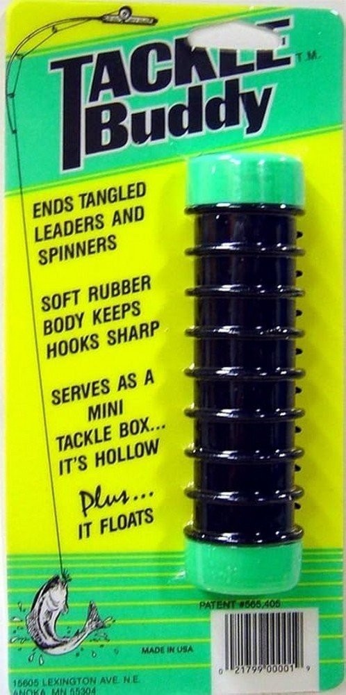 Carlson Tackle Buddy Spinner Holder Black Rubber