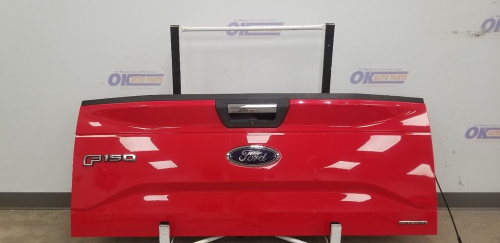 16 FORD F150 XLT TAIL GATE RED WITH REAR VIEW CAMERA