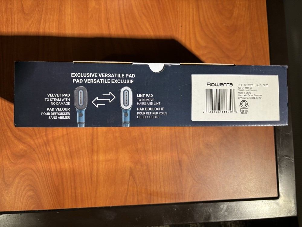 Rowenta Pure Pop Handheld Fabric Steamer