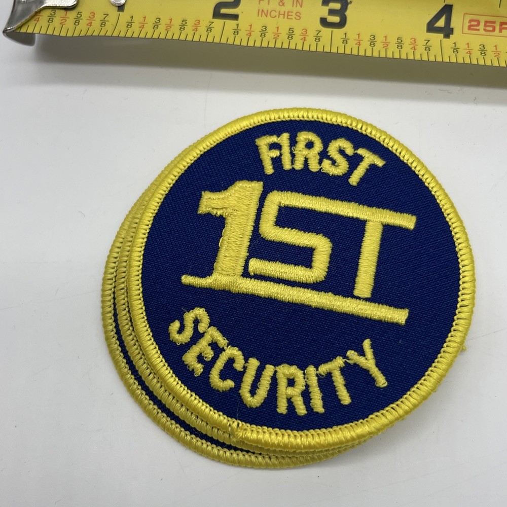 First Security Company 1st Security ERROR Patch Security Guard 3” Round