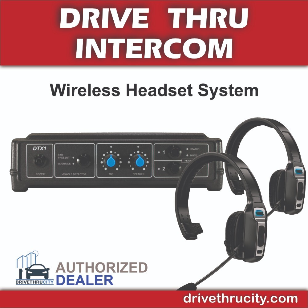 Complete DTX1 Headset Wireless Drive Thru Intercom System, Base Station Speaker