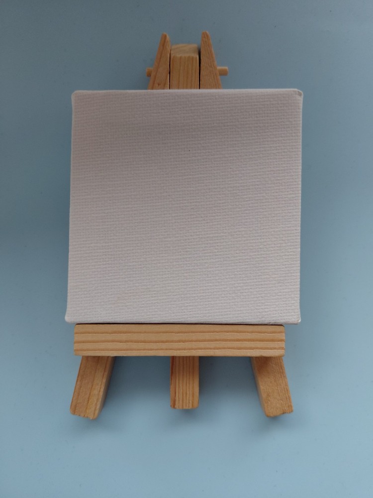 4x Mini Canvas & Easels