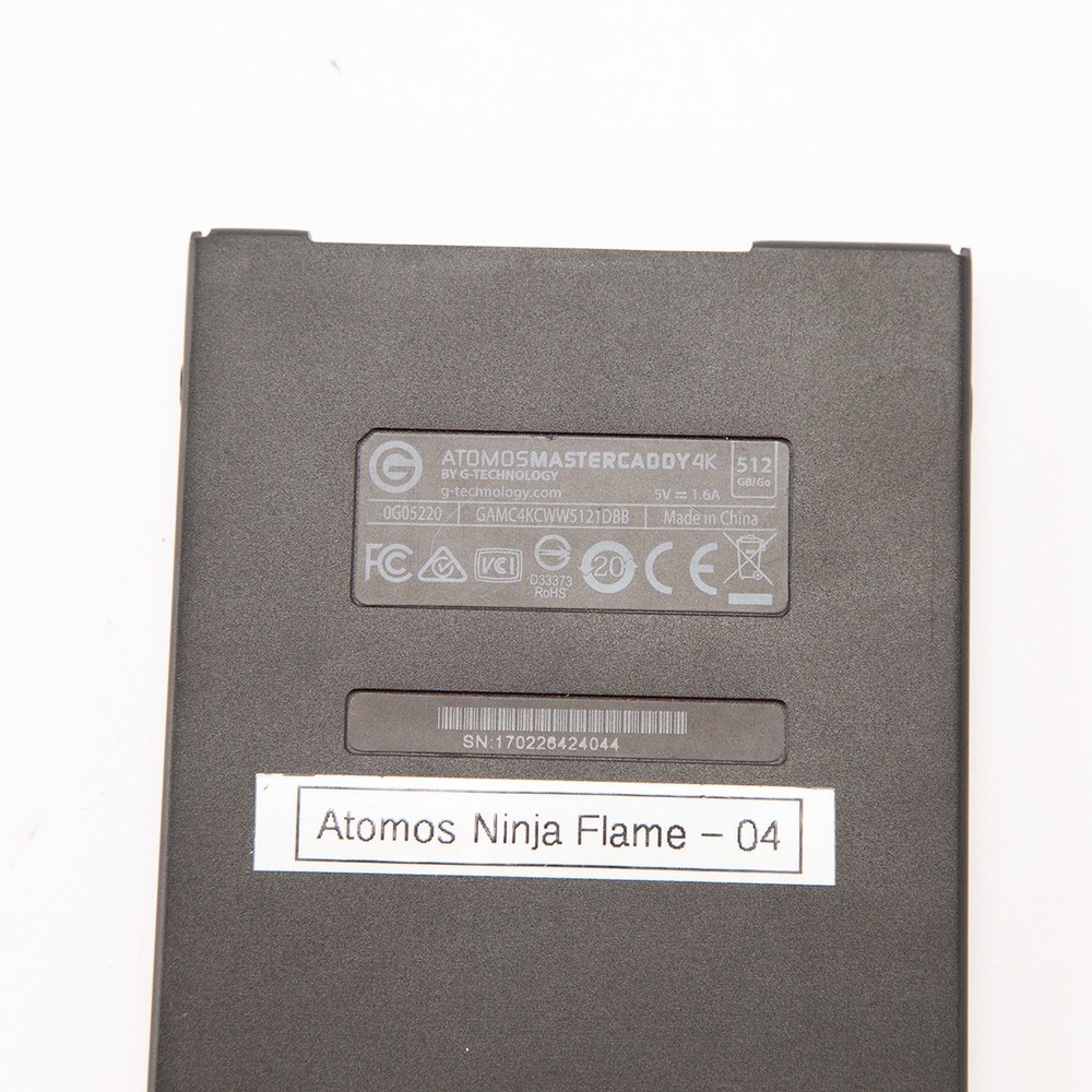 G-Technology Atomos 512GB 4K Master Caddy SSD Solid State Drive - SKU#1969807