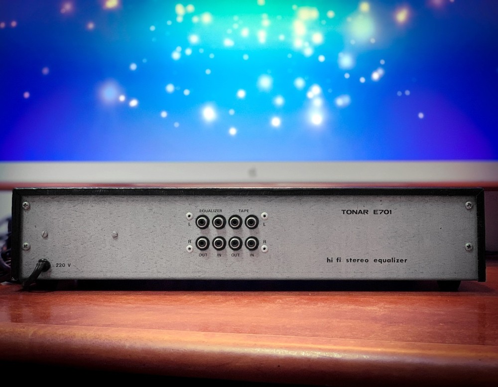 TONAR E701 🌈RaRe🌈 Vintage Stereo Graphic Equalizer