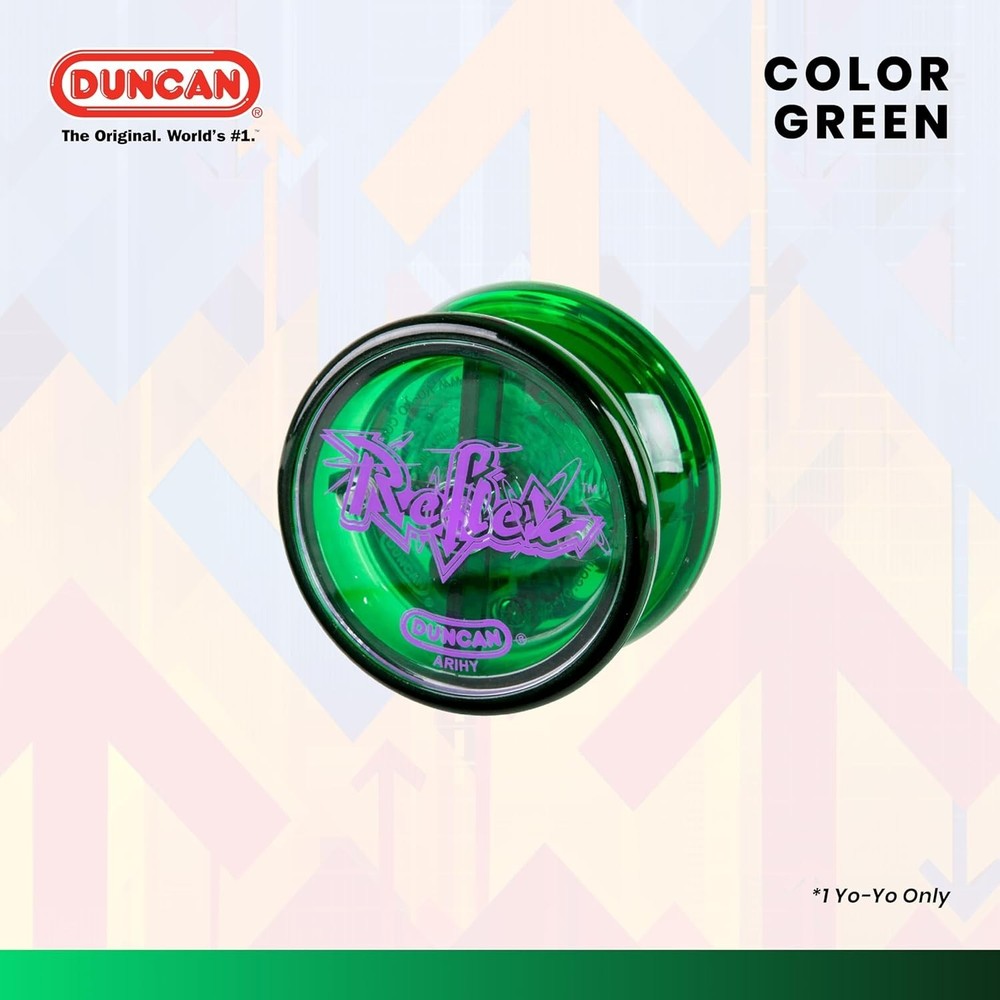Durable Reflex Beginner Yo-Yo - Green Automatic Return for Easy Learning