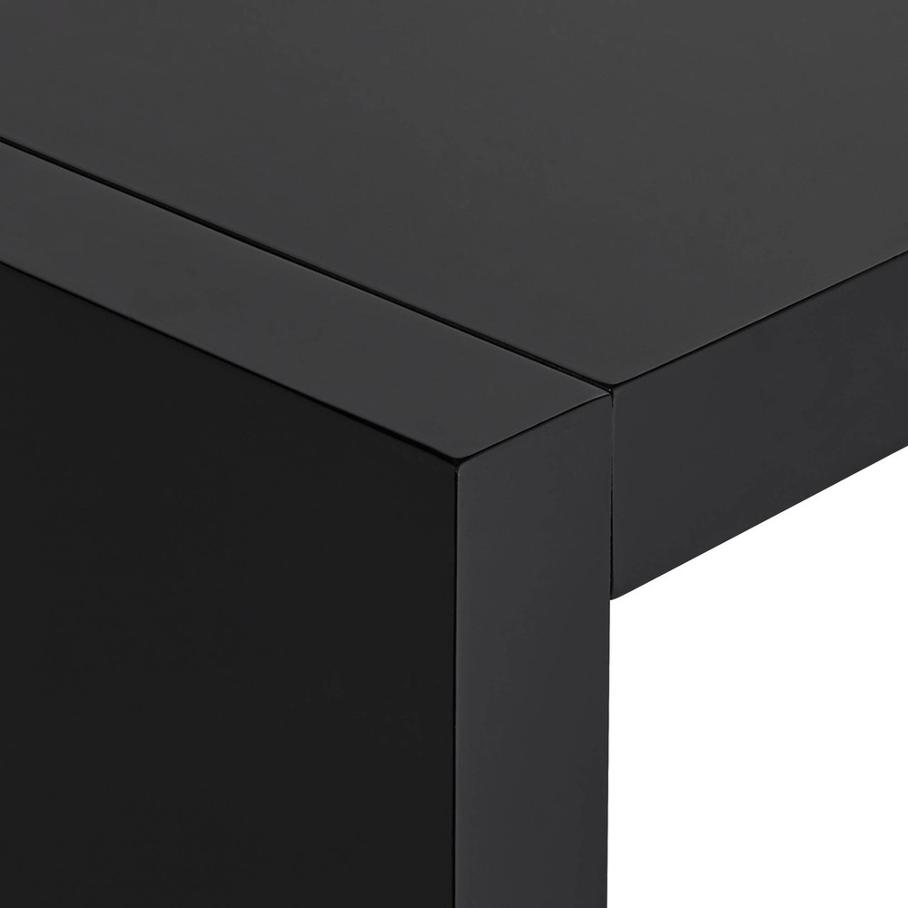Jessa Modern Gloss Black Rectangular Bar Table 60" x 18" for Living Room Kitchen
