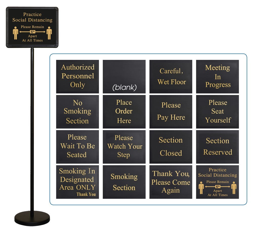 60" Hostess Sign w/15 Message Variations (4 Set)