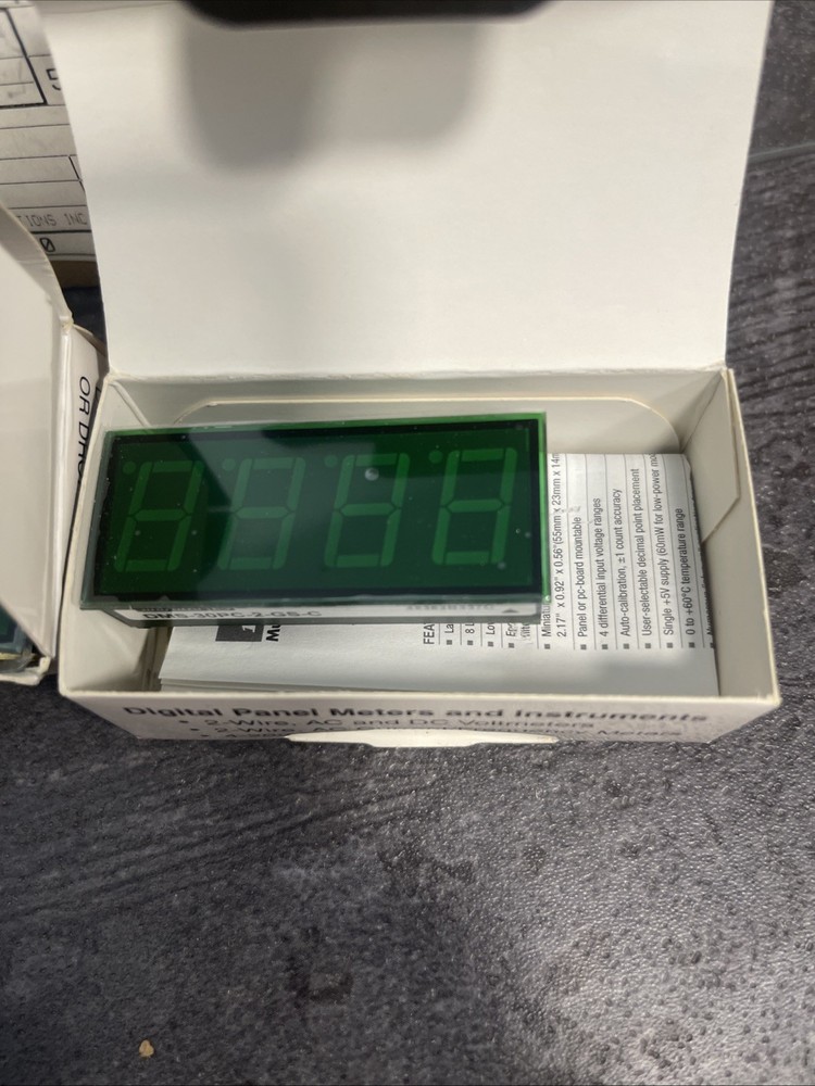 (5)Datel Digital Panel Meters