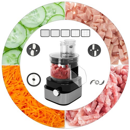 Commercial Electric Vegetable Cutter Food Processor 4 Discs Vegetable Processor