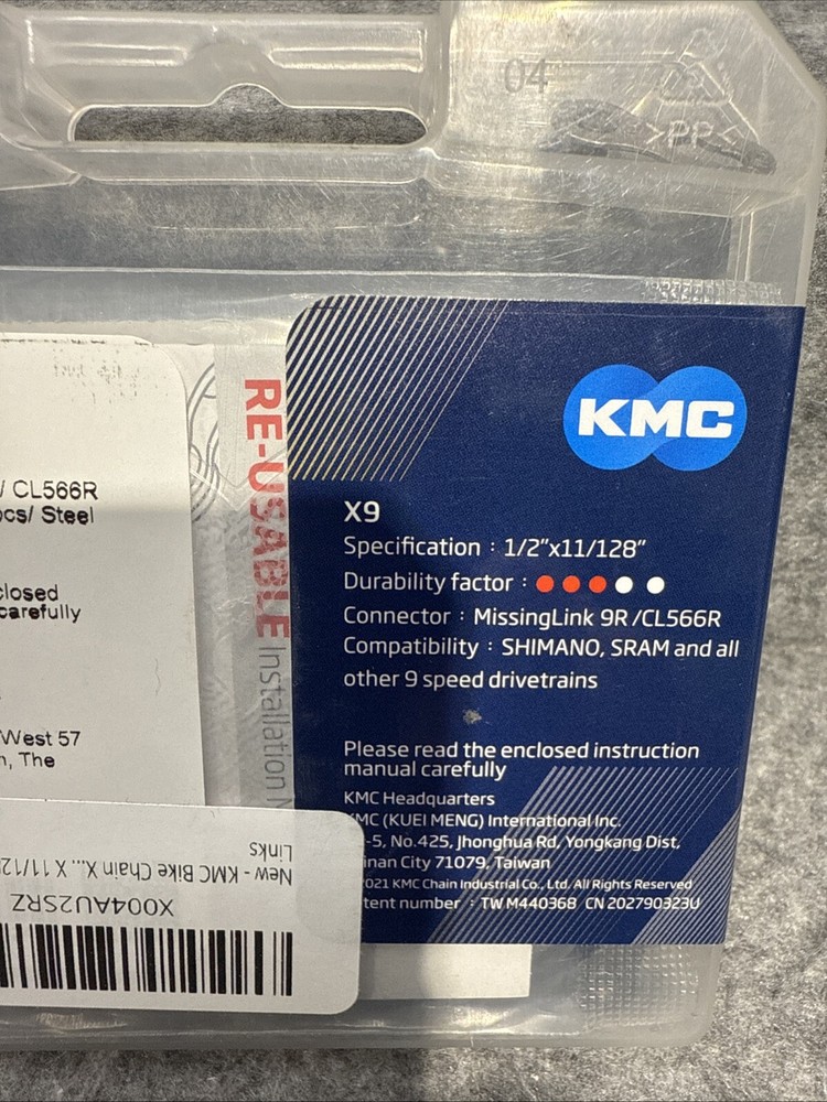 KMC X9 9 Speed Chain