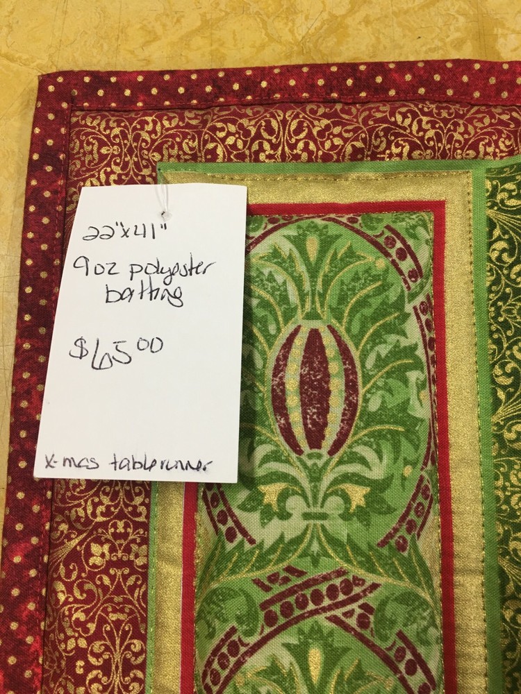 Finished Table Runner ~ Machine Quilted ~ Christmas ~ 22"x41"