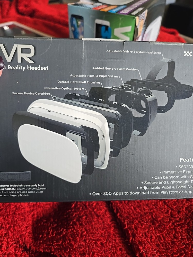 Vibe Essential Virtual Reality Headset White New!!
