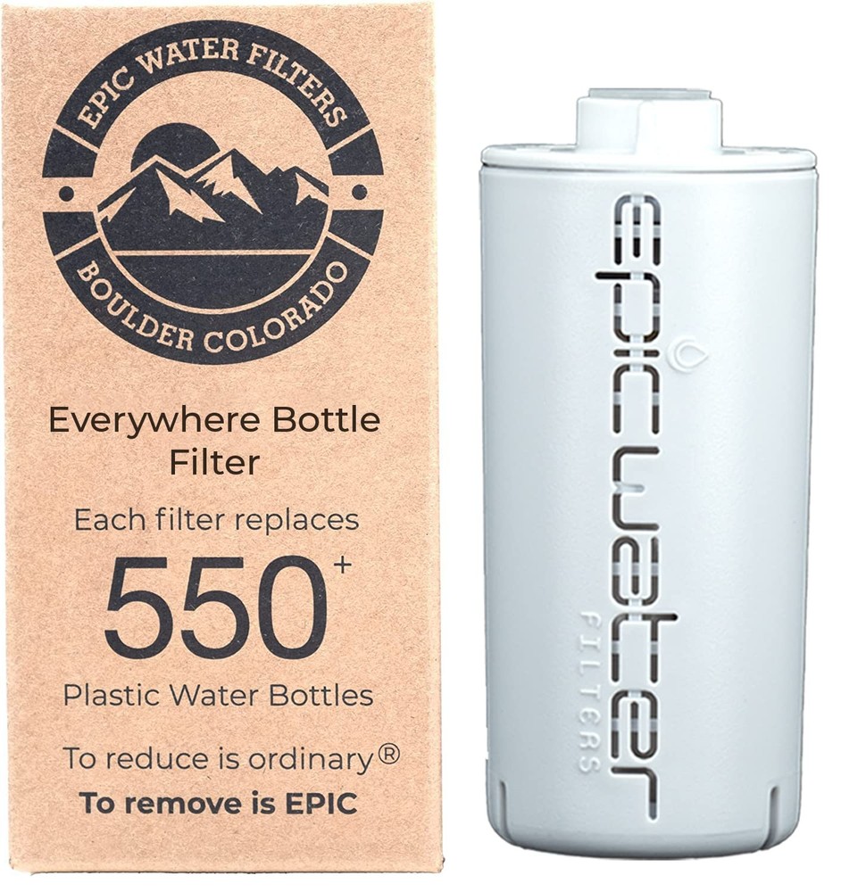 Everywhere Bottle Filter Complete Filter | 1-Pack | 75 Gallon Total Life | 3-...