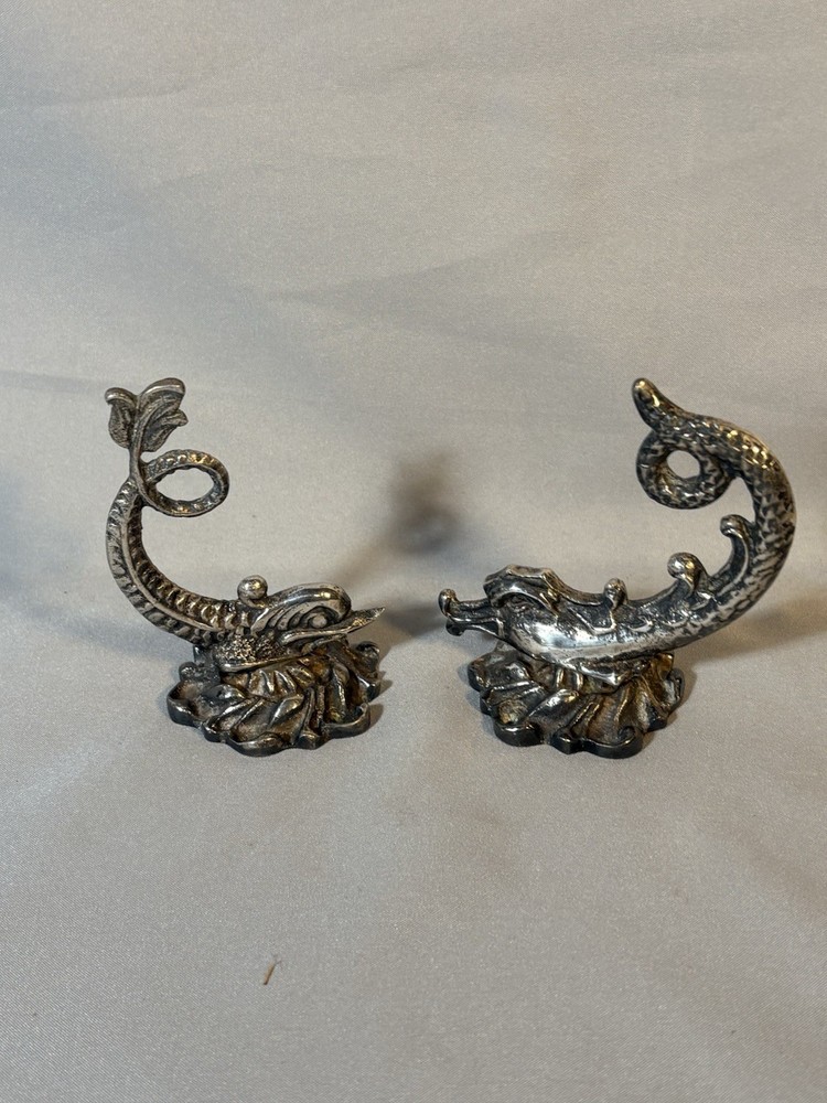Sea Serpent Brass Victorian Coat Hooks
