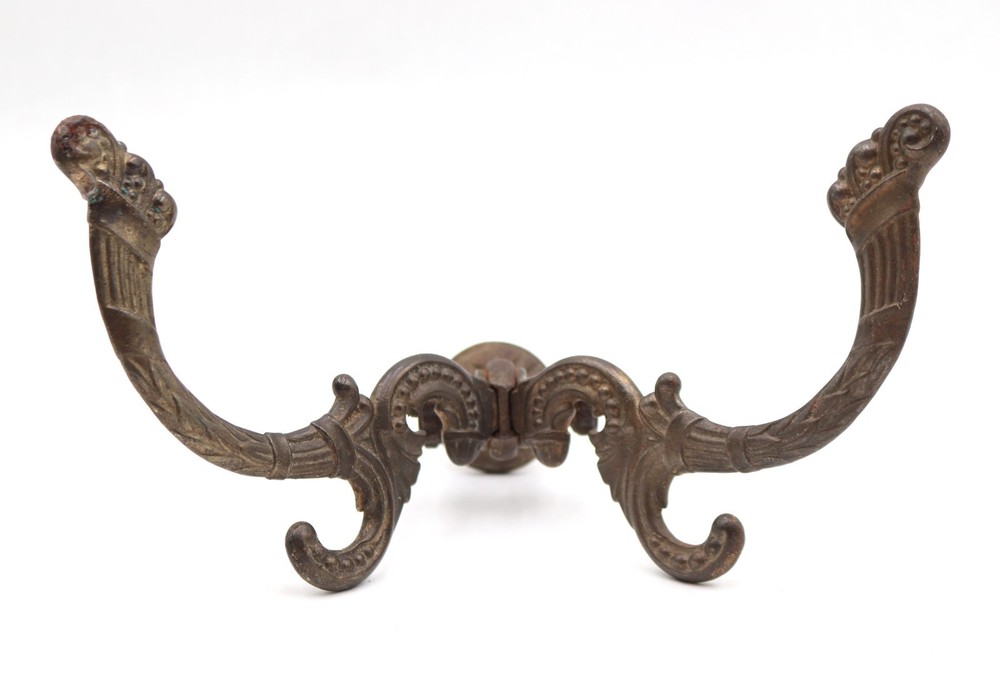 Cast Iron Antique Beaded Victorian Hall Tree Hook
