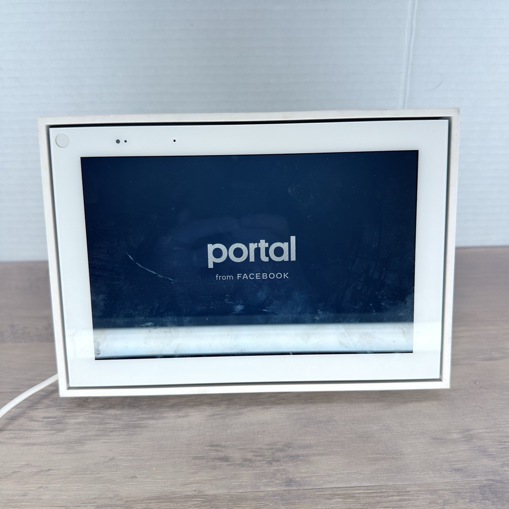 Meta Facebook Portal Mini 8" Touchscreen Smart Video Display - White