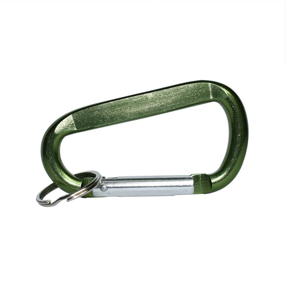 Aluminum Carabiner Spring Clip Hook Keychain (25/Pack)