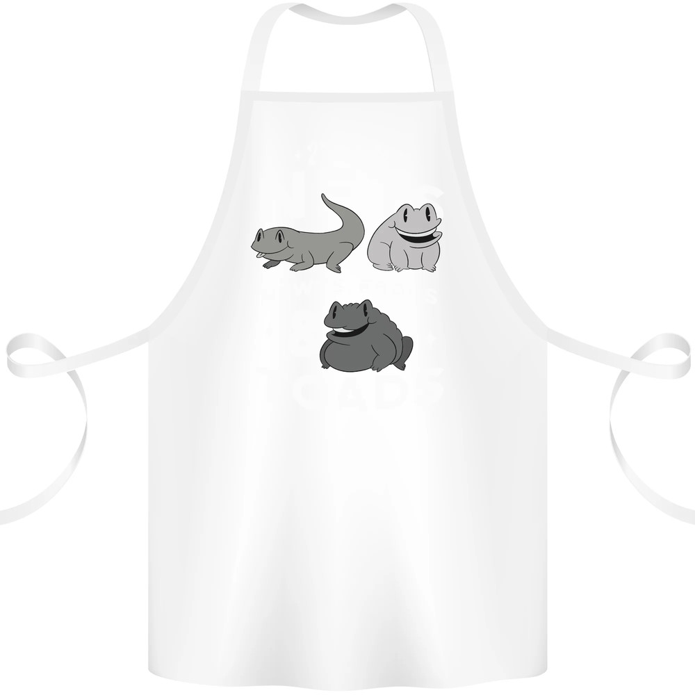 NFT Newts Frogs Toads Cotton Apron 100% Organic