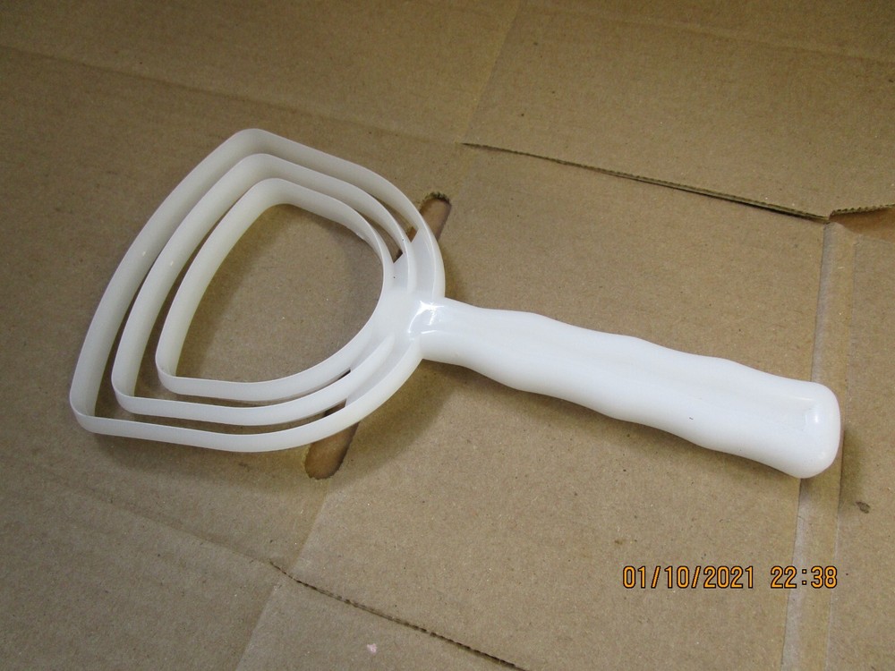 PLASTIC SQUARE BONE DUSTING SCRAPER