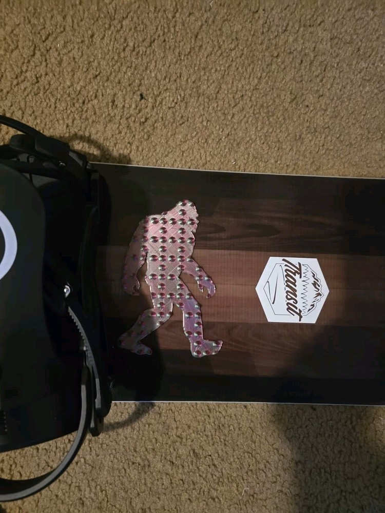 3d Printed Bigfoot Stomp Pad For Snowboards.