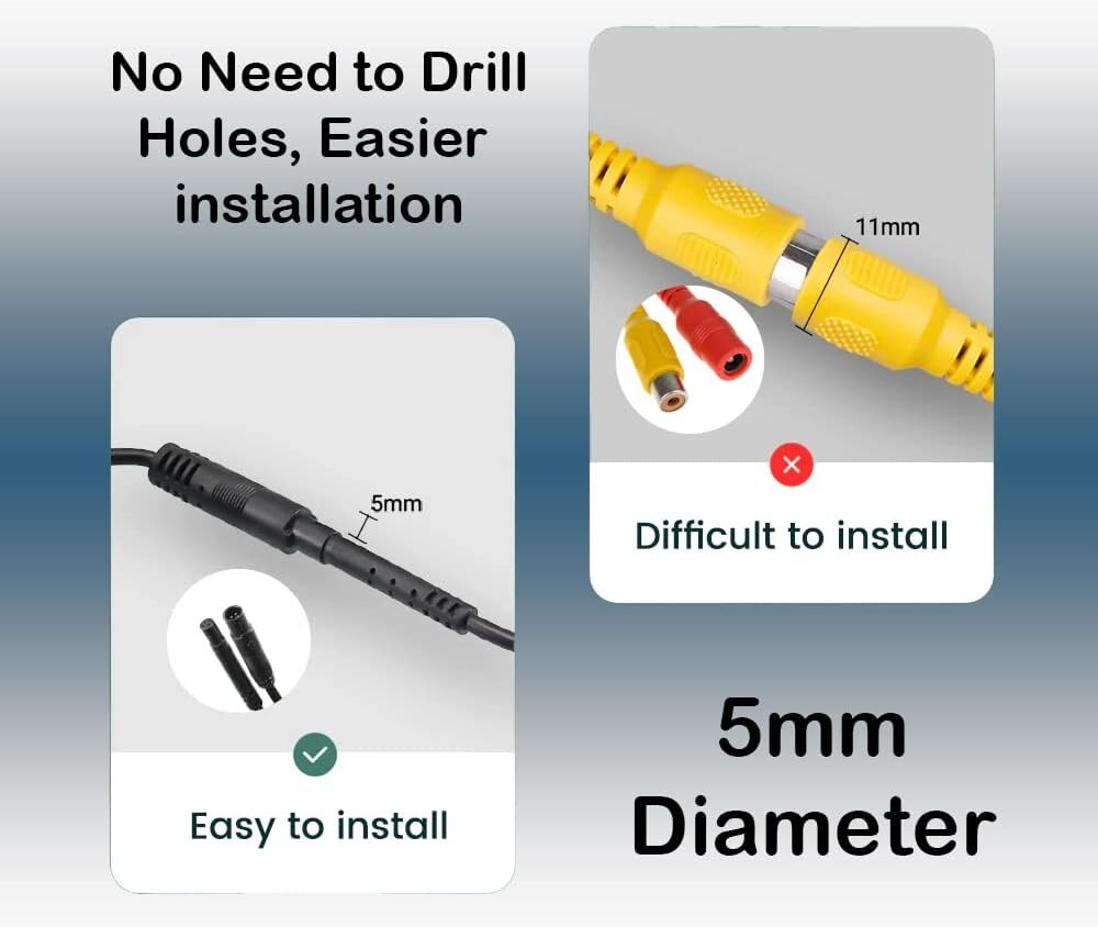 Backup Camera Rearview License Plate for JENSEN CAR8000