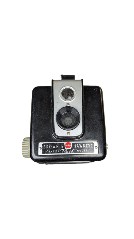 1952 Kodak Brownie Hawkeye Flash Bakelite Box Camera - YSRA Date Code, Untested