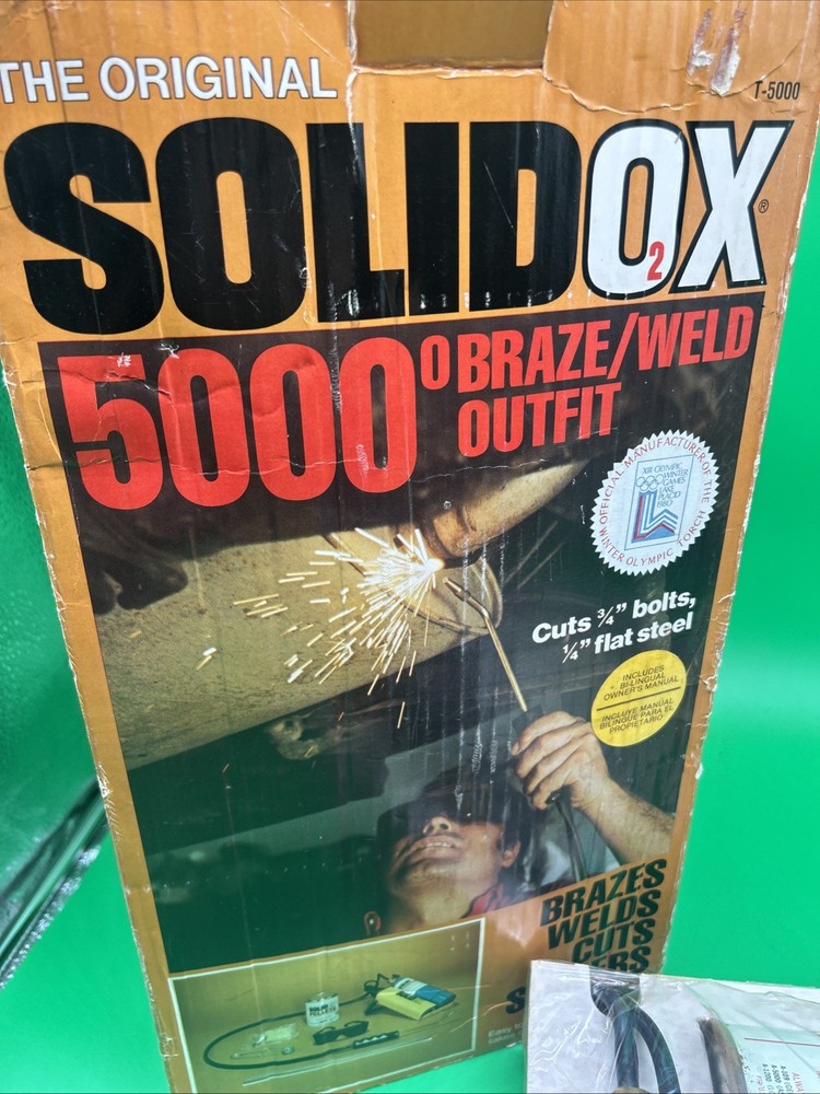 SolidOx Turner Solid Oxygen/Propane Portable Welding Torch Model T5000 NOS