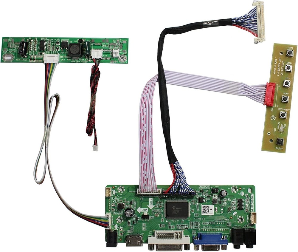 Touchscreen LCD Controller Board for 1920x1080 VGA DVI Compatible Screens