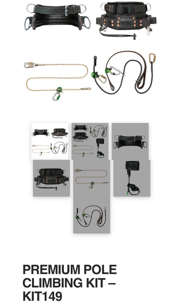 premium pole climbing kit