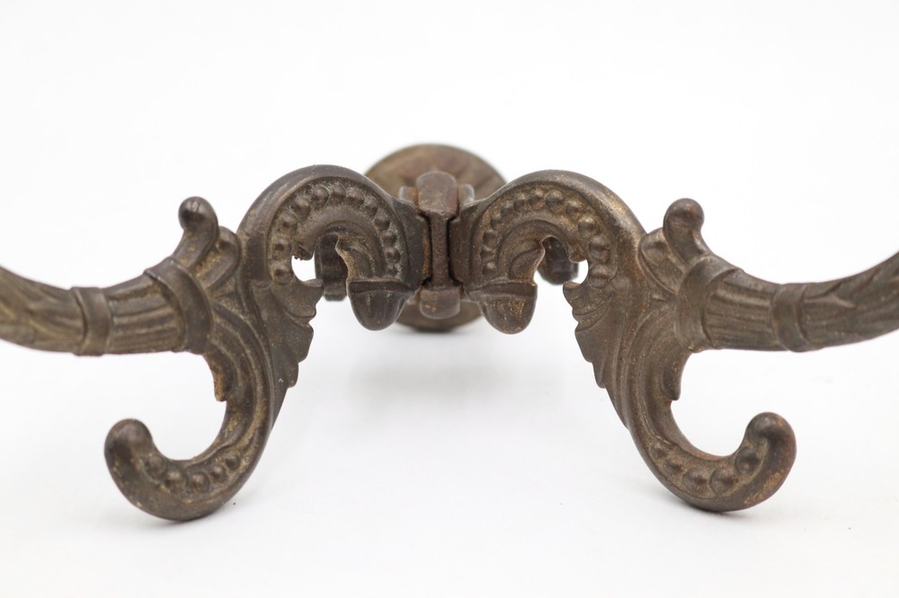 Cast Iron Antique Beaded Victorian Hall Tree Hook