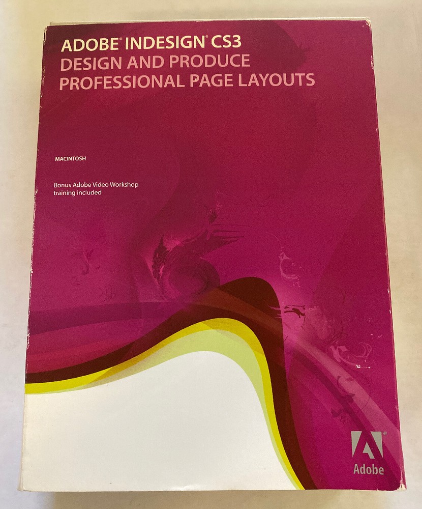 Adobe Indesign CS3 - Upgrade for MAC