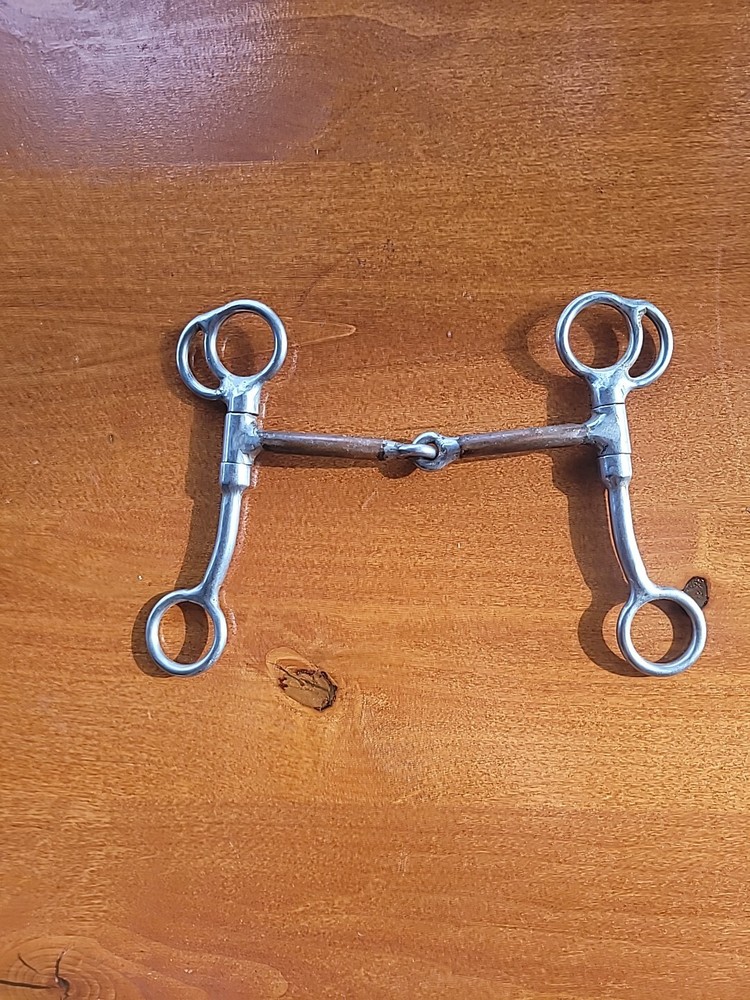 Bit Master Copper Inlaid Snaffle 3 In Shank 5 M Used Bit
