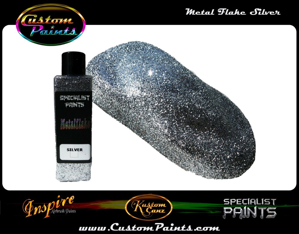 Metal Flake - SILVER - Premium Quality, Auto Grade, Custom Paint, Plasti Dip