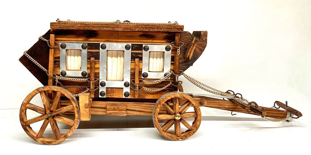 OLD WEST STAGECOACH NIGHTLIGHT - 23" long