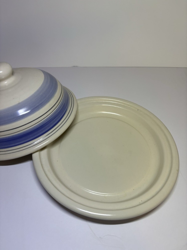 Pfaltzgraff Cheese Plate Covered Butter Dish - Stoneware