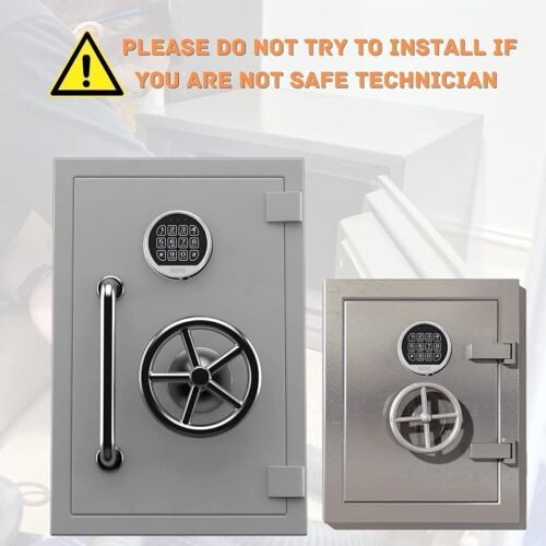 Gun Safe Lock Replacement with Swing Bolt Chrome Finish Electronic Safe Lock