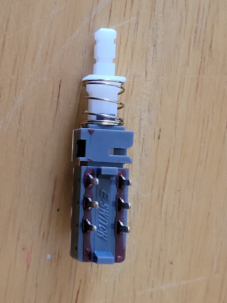4pcs - E-Switch Latching Switch 6 Pin Service Switch