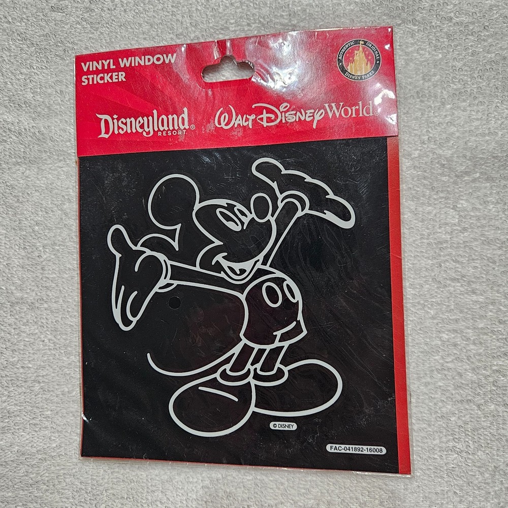 Disneyland Resort Vinyl Window Sticker Mickey Mouse
