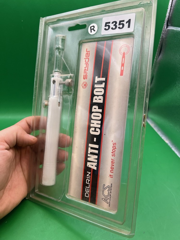 Spyder Delrin Anti Chop Bolt Silver