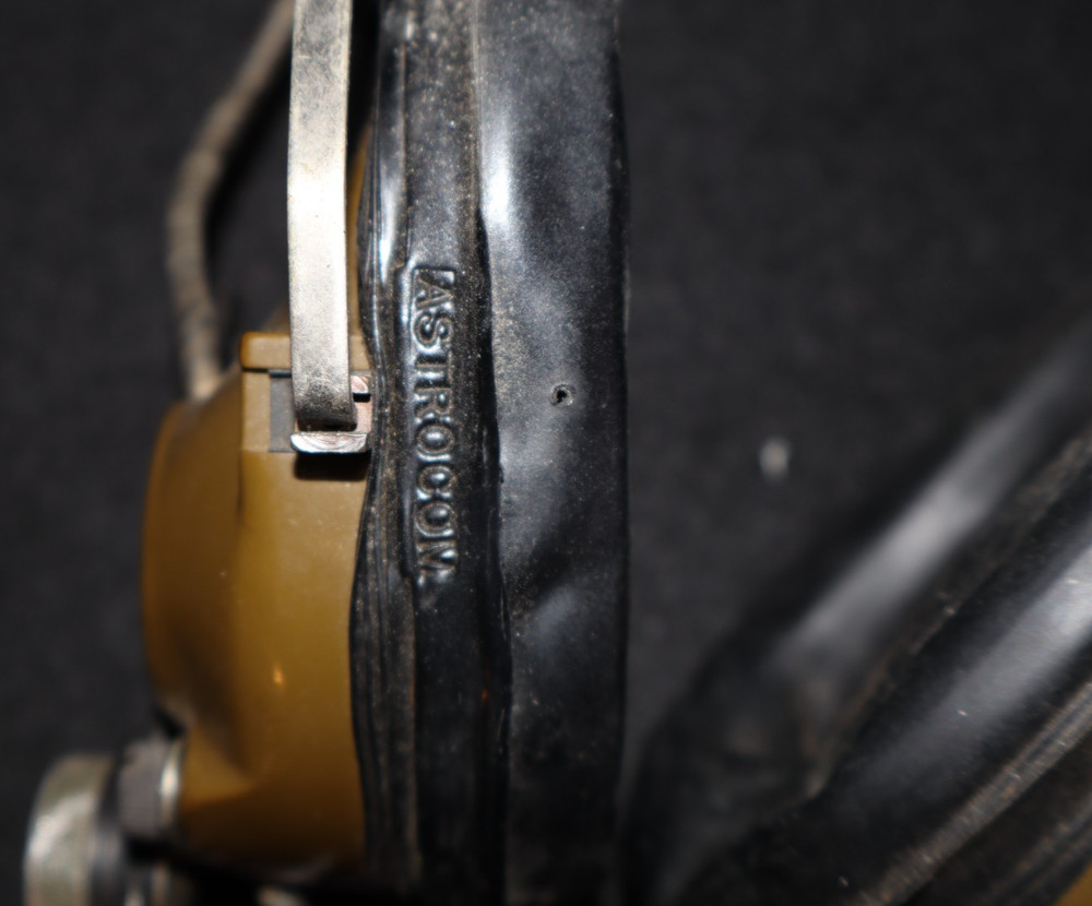 Vietnam War US Army & USAF Pilots Communication Headset & Switch 'ASTROCOM'
