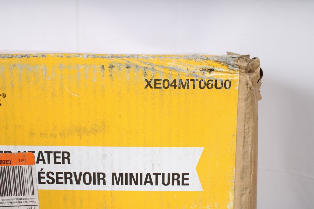 Rheem XE04MT06U0 4 Gallon 120V Plug-In Mini Tank Water Heater Performance -Open