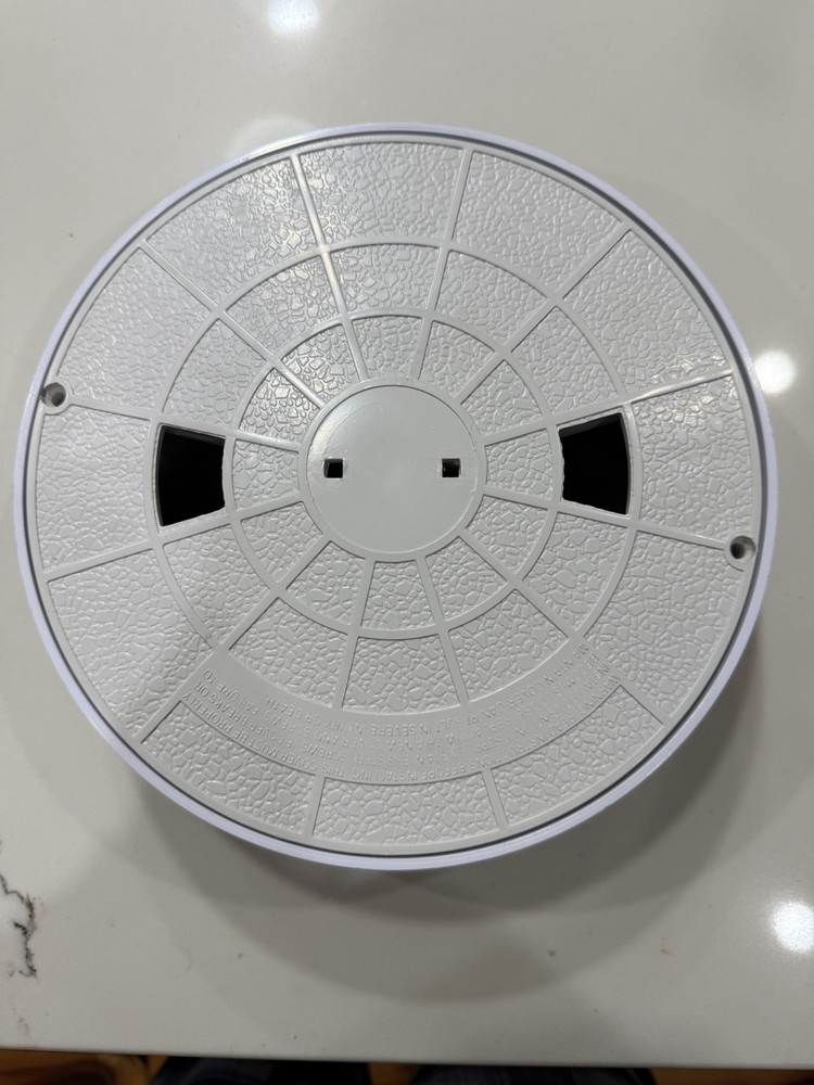 PENTAIR Bermuda Skimmer Lid & Deck Ring, white, 526254