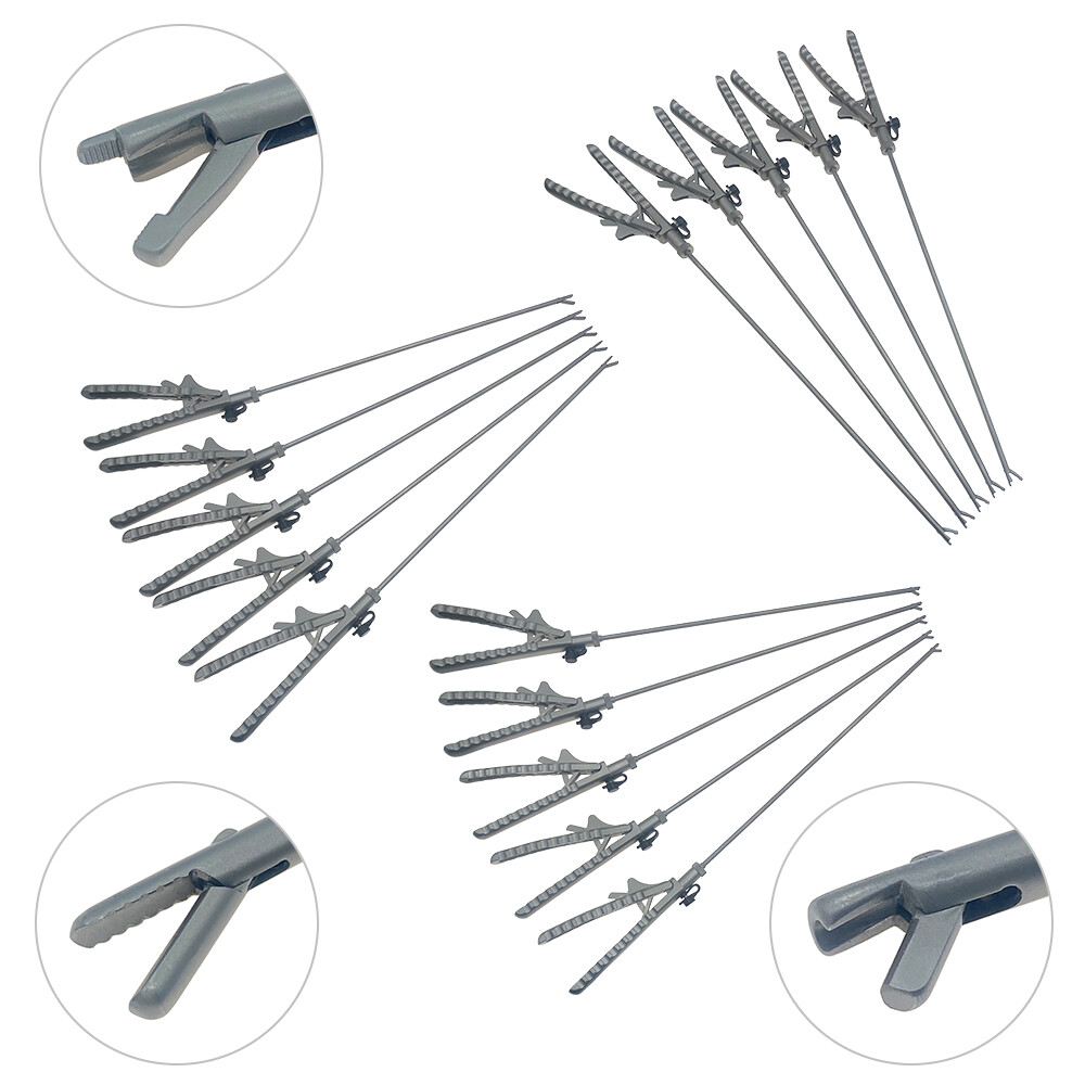 Laparoscopic Needle Holder Forceps Laparoscopic Simulation Instruments