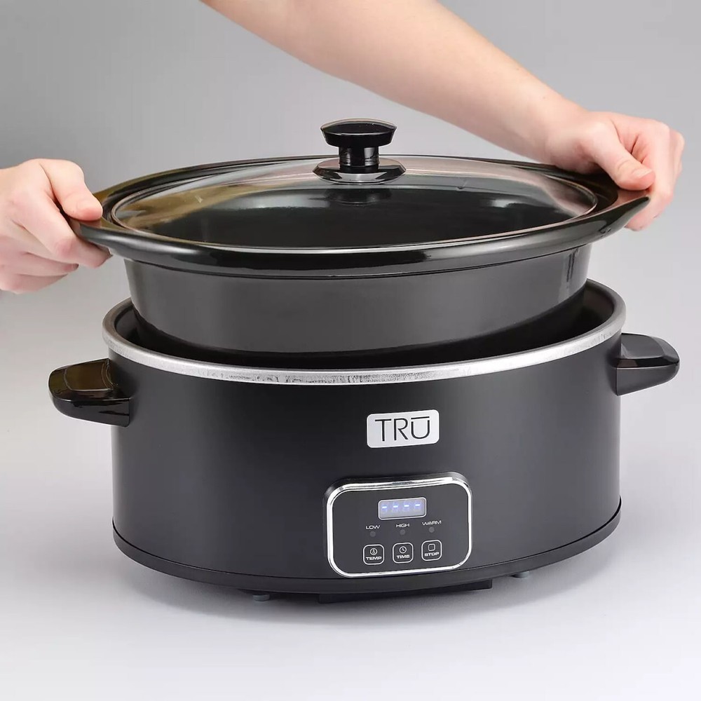 TRU 6-qt. Programmable Slow Cooker