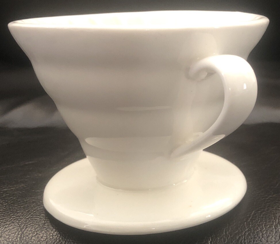 Ceramic Coffee Dripper Classic White Quick Easy Brew