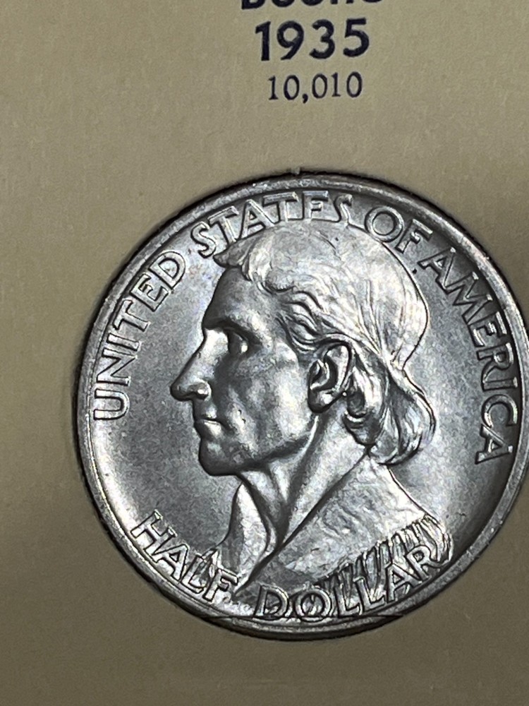 1935/34 Boone Commemorative Half Dollar